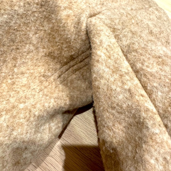 Banana Republic Shawl Collar Coat in Oatmeal Heather XXS Petite. - Picture 10 of 11